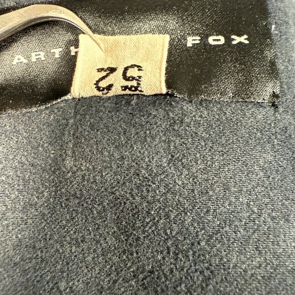 Arthur and Fox Blazer Pea Coat Men Size L 52 Blue Pockets Button Closure Jacket - Picture 10 of 15